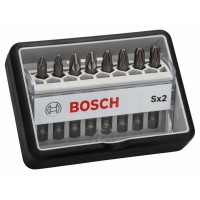Набор Robust Line из 8 насадок-бит Sx Extra Hart 49 мм  Bosch 2607002557