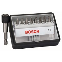 Набор Robust Line из 8+1 насадок-бит S Extra Hart 25 мм Bosch 2607002560