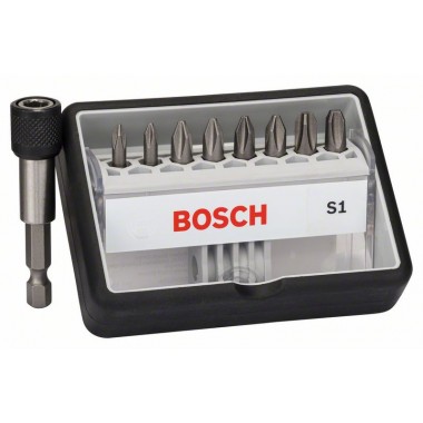 Набор Robust Line из 8+1 насадок-бит S Extra Hart 25 мм Bosch 2607002560