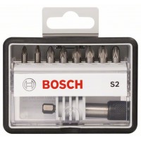 Набор Robust Line из 8+1 насадок-бит S Extra Hart 25 мм Bosch 2607002561