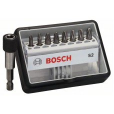 Набор Robust Line из 8+1 насадок-бит S Extra Hart 25 мм Bosch 2607002561