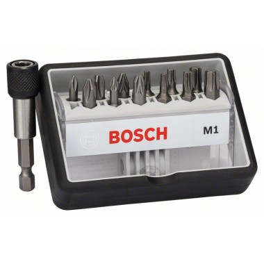 Набор Robust Line из 12+1 насадок-бит M Extra Hart 25 мм Bosch 2607002563