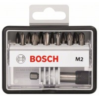 Набор Robust Line из 12+1 насадок-бит M Extra Hart 25 мм Bosch 2607002564