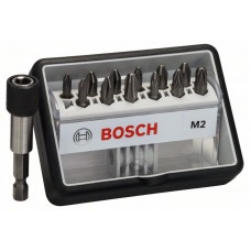 Набор Robust Line из 12+1 насадок-бит M Extra Hart 25 мм Bosch 2607002564