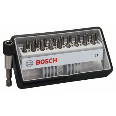 Набор Robust Line из 18+1 насадок-бит L Extra Hart 25 мм  Bosch 2607002567