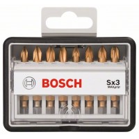 Набор Robust Line из 8 насадок-бит Sx Max Grip 49 мм  Bosch 2607002572