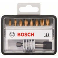 Набор Robust Line из 8+1 насадок-бит S Max Grip 25 мм Bosch 2607002574