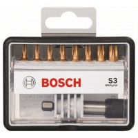 Набор Robust Line из 8+1 насадок-бит S Max Grip 25 мм Bosch 2607002576