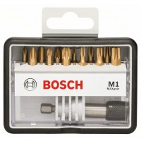 Набор Robust Line из 12+1 насадок-бит M Max Grip 25 мм Bosch 2607002577