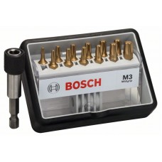 Набор Robust Line из 12+1 насадок-бит M Max Grip 25 мм Bosch 2607002579
