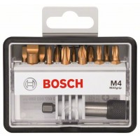 Набор Robust Line из 12+1 насадок-бит M Max Grip 25 мм Bosch 2607002580