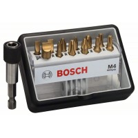 Набор Robust Line из 12+1 насадок-бит M Max Grip 25 мм Bosch 2607002580