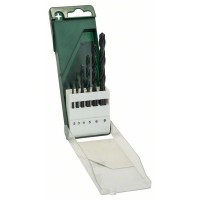 Набор из 6 сверл по металлу HSS-R, DIN 338 2,0; 3,0; 4,0; 5,0; 6,0; 8,0 мм Bosch 2609255029
