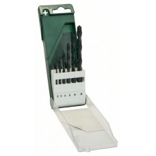 Набор из 6 сверл по металлу HSS-R, DIN 338 2,0; 3,0; 4,0; 5,0; 6,0; 8,0 мм Bosch 2609255029