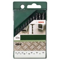 Набор из 13 сверл по металлу HSS-R, DIN 338 Bosch 2609255031