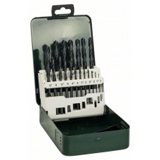 Набор из 19 сверл по металлу HSS-R, DIN 338 Bosch 2609255032