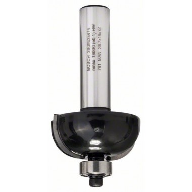Галтельная фреза 12 мм, R1 12 мм, D 36,7 мм, L 16 мм, G 70 мм Bosch 2608628474