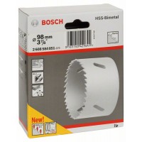 Коронка HSS-Bimetall со стандартным переходником 98 мм, 3 7/8' Bosch 2608584851