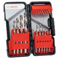 Набор из 18 сверл по металлу HSS-G, DIN 338, 135° Bosch 2607019578
