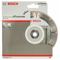 Алмазный диск Standard for Concrete 125x22,23x1,6x10 мм Bosch 2608602197