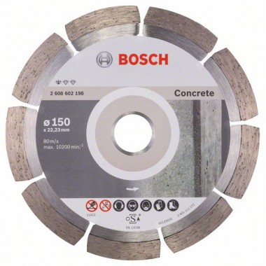 Алмазный диск Standard for Concrete 150x22,23x2x10 мм Bosch 2608602198