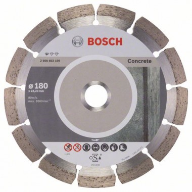 Алмазный диск Standard for Concrete 180x22,23x2x10 мм Bosch 2608602199