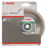 Алмазный диск Standard for Ceramic 115x22,23x1,6x7 мм Bosch 2608602201