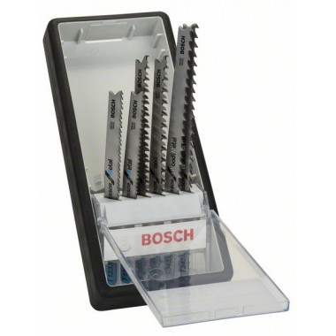 Набор из 6 пильных полотен Robust Line Progressor, с T-образным хвостовиком Bosch 2607010531