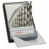 Набор из 10 сверл по металлу Robust Line HSS-G, 135° (1-10 мм) Bosch 2607010535