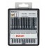 Набор из 10 пильных полотен Robust Line Wood Expert, с T-образным хвостовиком Bosch 2607010540
