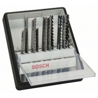 Набор из 10 пильных полотен Robust Line Wood Expert, с T-образным хвостовиком Bosch 2607010540