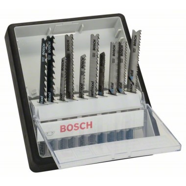 Набор Robust Line из 10 пильных полотен Wood and Metal с T-образным хвостовиком Bosch 2607010542