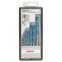 Набор Robust Line из 7 универсальных буров CYL-9 Multi Construction (4; 5; 6; 6; 8; 10; 12 мм) Bosch 2607010543