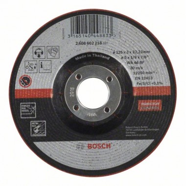Полугибкий обдирочный круг WA 46 BF 125x3,0 мм Bosch 2608602218