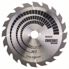 Пильный диск Construct Wood 250x30x3,2 мм; 20 Bosch 2608641774