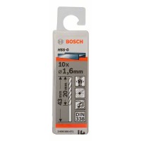 Сверло по металлу HSS-G DIN 338 1,6x20x43 мм Bosch 2608585471