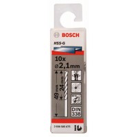 Сверло по металлу HSS-G DIN 338 2,1x24x49 мм Bosch 2608585475