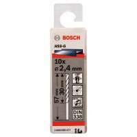 Сверло по металлу HSS-G DIN 338 2,4x30x57 мм Bosch 2608585477