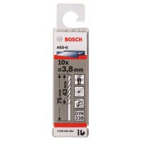 Сверло по металлу HSS-G DIN 338 3,8x43x75 мм Bosch 2608585484