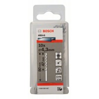 Сверло по металлу HSS-G DIN 338 4,3x47x80 мм Bosch 2608585487