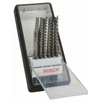 Набор из 6 пильных полотен Robust Line, Wood Expert, с T-образным хвостовиком Bosch 2607010572