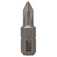 Бита PH1, 25 мм, шестигранный хвостовик 1/4', ISO 1173 C6.3, Extra-Hart PH1 25мм Bosch 2608521218