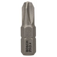 Бита PH3, 25 мм, шестигранный хвостовик 1/4', ISO 1173 C6.3, Extra-Hart PH3 25мм Bosch 2608521220