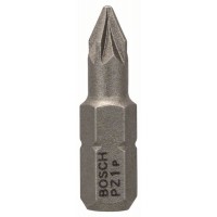 Бита PZ1, 25 мм, шестигранный хвостовик 1/4', ISO 1173 C6.3, Extra-Hart PZ1 25мм Bosch 2608521221