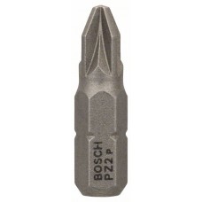 Бита PZ2, 25 мм, шестигранный хвостовик 1/4', ISO 1173 C6.3, Extra-Hart PZ2 25мм Bosch 2608521222