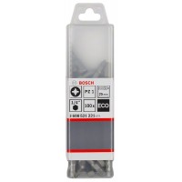 Бита PZ3, 25 мм, шестигранный хвостовик 1/4', ISO 1173 C6.3, Extra-Hart PZ3 25мм Bosch 2608521223