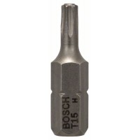 Бита T15, 25 мм, шестигранный хвостовик 1/4', ISO 1173 C6.3, Extra-Hart T15 25мм Bosch 2608521229