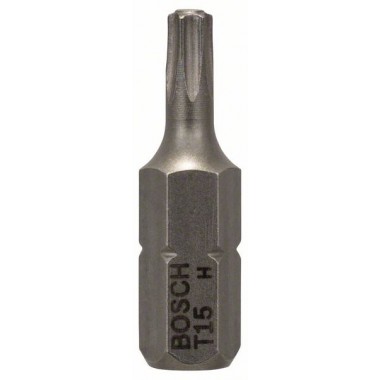 Бита T15, 25 мм, шестигранный хвостовик 1/4', ISO 1173 C6.3, Extra-Hart T15 25мм Bosch 2608521229