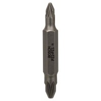 Двухсторонняя насадка PZ2/PZ1, 45 мм, шуруп с внутренним шестигранником 1/4', Extra-Hart PZ2; PZ1; 45 мм Bosch 2608521266