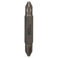 Двухсторонняя насадка PH2-PZ2, 45 мм, шуруп с внутренним шестигранником 1/4', Extra-Hart PH2; PZ2; 45 мм Bosch 2608521268